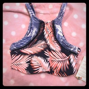 New Maaji Andes Foliage bikini top size Medium M